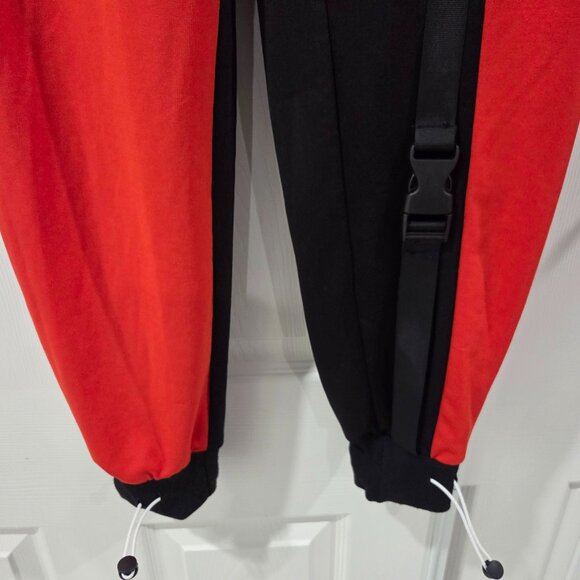 Matching black and orange sweat pants and top - Picture 5 of 8